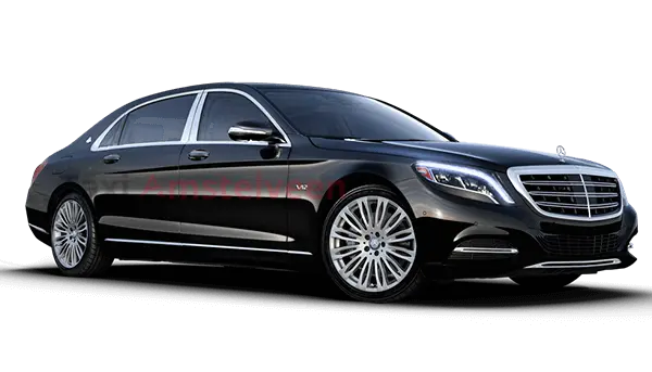 zwarte mercedes S klasse luxe taxi van Taxi Amstelveen